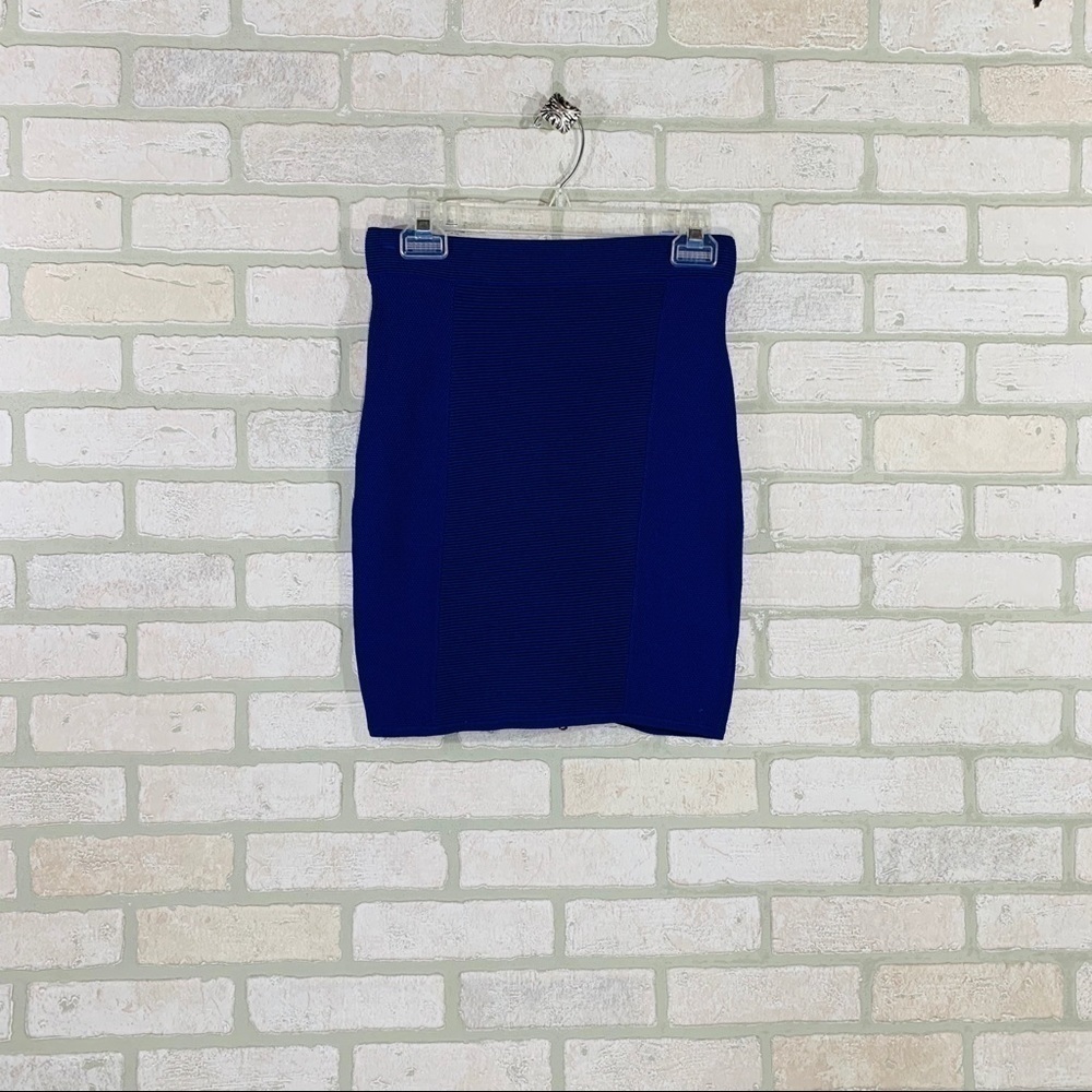 Parker NWT Purple Zipper Bodycon Mini Skirt